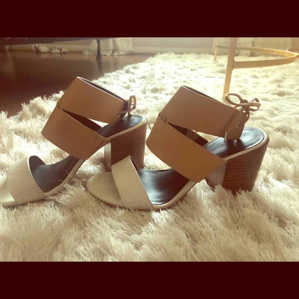 Rebecca Minkoff Leather Block Heels